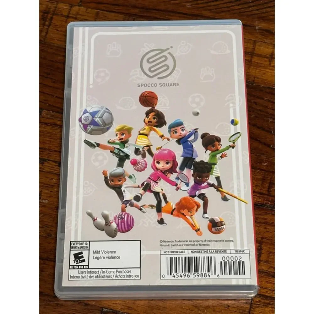 Nintendo Switch Sports (Nintendo Switch, 2022) - With case and leg strap
